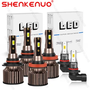 For Lexus ES330 2005-2006 6500K LED headlight high-low beam + fog light bulb kit - Picture 1 of 17