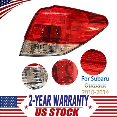 For Subaru Outback 2010-2014 Right Passenger Side Tail Lamp Outer Rear Lamp USA Foto 1 de 4