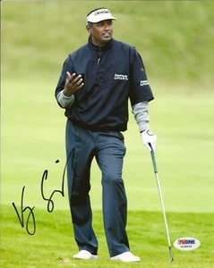 Vijay Singh Signed 8x10 Photo PSA/DNA COA 2000 Masters Golf Picture Autograph - Picture 1 of 4
