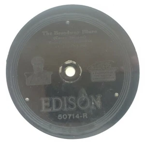 78 EDISON THE BROADWAY BLUES MY LOVIN' SING SONG, MAN AL BERNARD KAMPLAIN 50714 - Picture 1 of 12