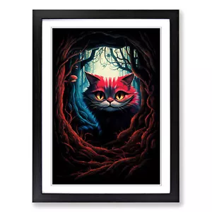 Cheshire Cat Constructivism No.3 Wall Art Print Framed Canvas Picture Poster - Picture 1 of 7