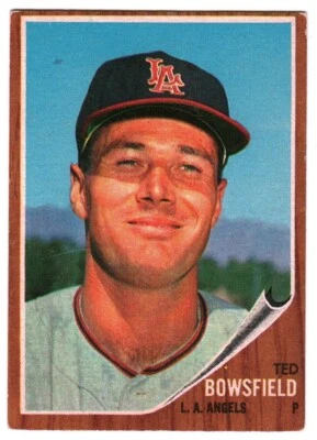 1962 Topps #369 Ted Bowsfield, Los Angeles Angels - Image 1 of 3