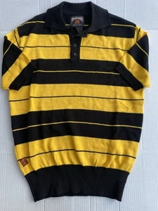 Fb County Charlie Brown Polo Strick schwarz gelb Cholo Chola Small - Bild 1 von 6