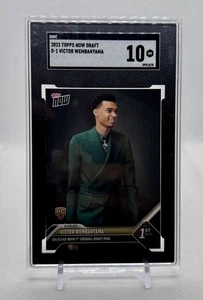 2023 Topps Now Draft #D-1 Victor Wembanyama SGC 10 - Picture 1 of 2