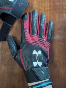 Under Armour Batting Clean Up Handschuhe Herren Gr. Medium Baseball 1299530-003 schwarz/ryl - Bild 1 von 8
