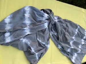 Baby K’tan Original Baby Carrier Size M Medium Gray White Tie Dye BT - Picture 1 of 4
