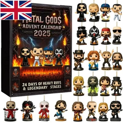 2025 MetalGods RockLegend Advent Calendar BlindBox Figure Christmas Gift Collect - Image 1 of 4