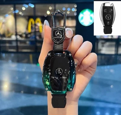 Protection Key Fob Case Cover Shell for Mercedes Benz GLC CLS C E S Vito - Image 1 of 3