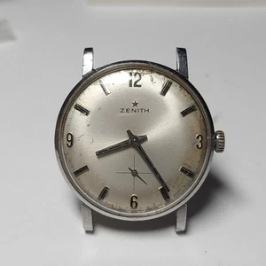 ZENITH STELLINA OROLOGIO VINTAGE WATCH ACCIAIO SECONDI CENT. CALIBRO 2541 - Foto 1 di 7
