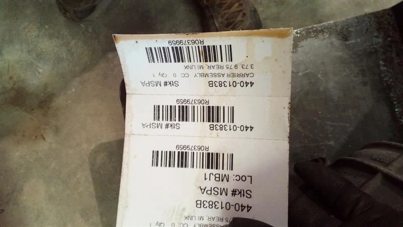 Rear Axle Carrier 3.73 Ratio 9.75" Ring Gear from 2003 Ford Expedition 6379959 Foto 1 de 4