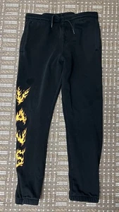 Vans Boys Large Sweat Pants Flames - Picture 1 of 5