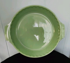 Vintage Anchor Hocking Fire King 2000 Jadeite Pie Dish 10” - Picture 1 of 11