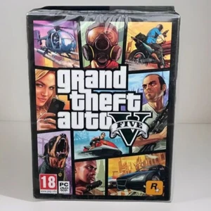 GRAND THEFT AUTO GTA V 5 SAN ANDREAS PC DVD-ROM *BRAND NEW FACTORY SEALED* RARE! - Picture 1 of 7