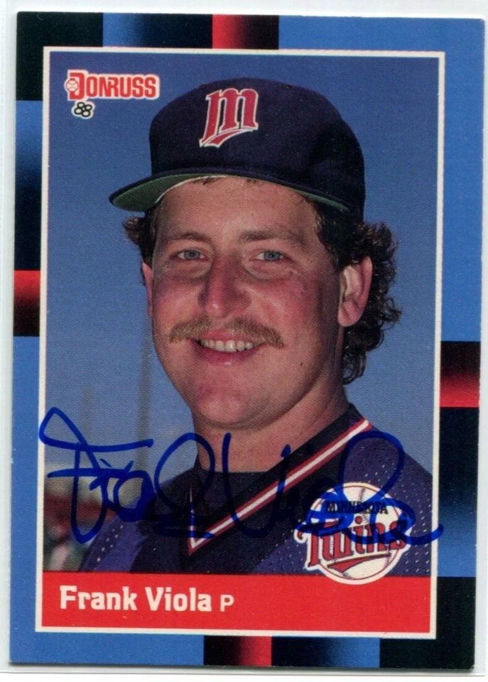 FRANK VIOLA Signed 1988 Donruss Baseball Authentic AUTOGRAPH #149 - Image 1 of 1