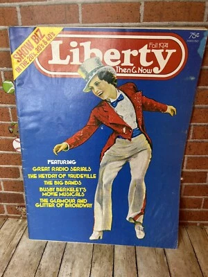 Liberty Then & Now Magazine Fall 1974 Vaudeville Marx Brothers BB1 Foto 1 de 4