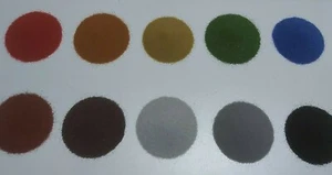 Sabbia di quarzo colorato 0,3/0,9 mm sacco da 5 Kg per decorazioni composizioni - Imagen 1 de 20