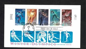 2807-2811 Winter Olympics 1994 full set on Gamm cachet No. 6 size cover - Picture 1 of 1