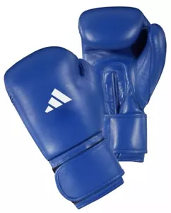 adidas IBA AIBA lizenzierte Boxhandschuhe olympisches Leder Kampfhandschuhe 10oz 12oz - Bild 1 von 6