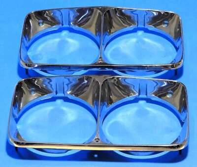 Cadillac Eldorado 1973 1974 OEM bisel de faros 1494987 - par Foto 1 de 4