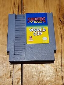 Super Spike V'Ball / World Cup NES Nintendo Cartridge Game *CLEANED WORKS*