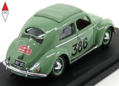 1/43 RIO VOLKSWAGEN BEETLE MAGGIOLINO N 386 RALLY MONTECARLO 1954 PRAGER-CULBERT - Immagine 1 di 2
