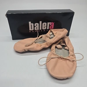 Balera Dancewear B40 Balera Full Sole Leather Ballet Shoes Childrens Size 13CM - Picture 1 of 12