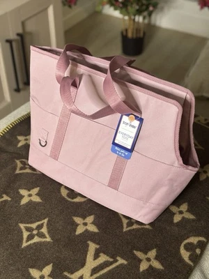 Top Paw Pink Traveling Dog Carrier Bag For Small/Medium Dogs 40x20x33 Cm - Image 1 of 4