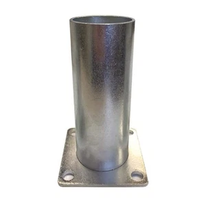 Vallas de piscina de acero de aluminio 238 para 2-3/8 pulgadas Soporte de poste redondo Spybase paquete de 6 - Imagen 1 de 1