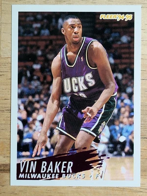 1994-95 Fleer #123 Vin Baker - Imagem 1 de 2
