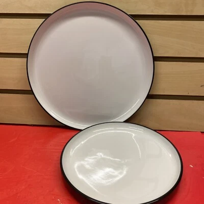 Noritake ColorTex Black 8 Pcs Dinner Plate 4 & Salad Plate 4 Porcelain 112BP @ - Image 1 of 4