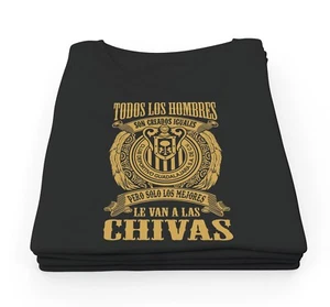 Solo Los Mejores Le van a las Chivas Guadalajara Black t-shirt tshirt  playera - Picture 1 of 3