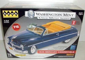 Blue 1949 Mercury Convertible Washington Mint Ultra Metal Series Hawk  Model Kit - Picture 1 of 1
