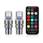 Transform Your Car's Lighting with T10 RGB LED Bulb Easy to Use Remote Control