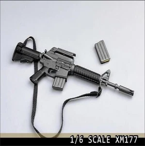 WWII XM177 1/6 Gun Rifle Weapon Model Fit 12'' Soldier Action Figure Doll Toy - Picture 1 of 6