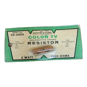 Workman Electronic Ceramic Resistor 5G-6800 | 5 Watt 6800 Ohms - Picture 1 of 3