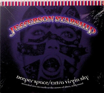 Jefferson Starship ‎– Deeper Space/Extra Virgin Sky Live 2-CD NEW Paul Kantner - Image 1 of 2
