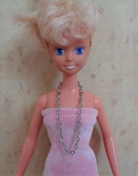 Collar de cadena de plata #sk4 SKIPPER muñeca joyería Foto 1 de 1