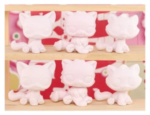 Bases personalizadas para gato persa gatito sentado LPS 6 piezas diseño por ti mismo juguetes raros - Imagen 1 de 3