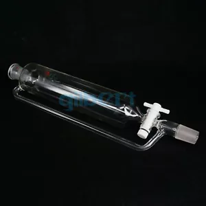500 ml 1000 ml embudo de presión de vidrio de borosilicato ecualizador columna PTFE parada - Imagen 1 de 17