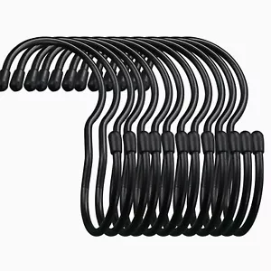12pcs Stainless Steel S Hooks 90 Degree Twist Angled Hooks for Purse Jeans Pl... - Picture 1 of 6
