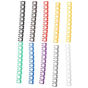 100 Pcs Étiquettes Numéro de Fil Marqueurs de Câble et Étiquettes pour Électronique - Photo 1/12