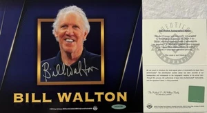 Bill Walton Boston Celtics GOAT Signed Autographed 8x10 Photo Upper Deck COA - Picture 1 of 8