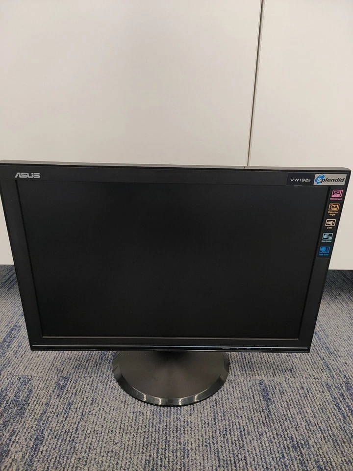 ASUS Bildschirm LCD TFT 1440 x 900 Pixel 5ms VW192S 19 " Schwarz - Bild 1 von 1