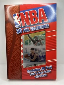 Vintage Sealed (30 CT) 2004 NBA Foil Valentines W/ LeBRON JAMES Rookie - Picture 1 of 4