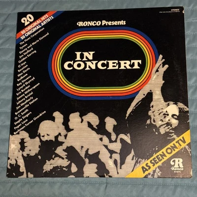 RONCO Presents IN CONCERT LP Vinyl Lynyrd Skynyrd Staple Singers Eric Burdon   - Image 1 of 4