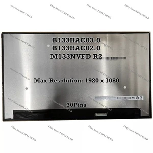 B133HAC03.0 B133HAC02.0 M133NVFD R2 LCD-Schirm Panel EDP 30Pins 60Hz 1920×1080 - Bild 1 von 1