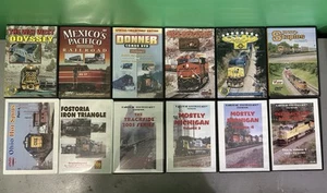 (12) ZUG Eisenbahn Eisenbahn Lokomotive DVD's Michigan/Mexiko/Donner/Fostoria - Bild 1 von 21