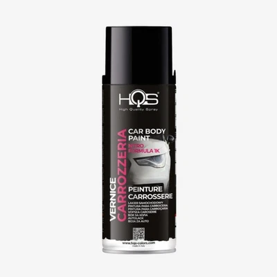 HQS COLORS VERNICE SPRAY CARROZZERIA NERO LUCIDO 400ML