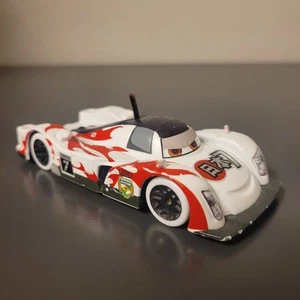 Disney Pixar Cars Shu Todoroki #7 World Grand Prix Diecast White Red - Picture 1 of 6