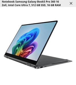 Samsung Galaxy Book5 Pro 360 Intel® Ultra 7 256V Notebook 16" - Neu&OvP - Afbeelding 1 van 3